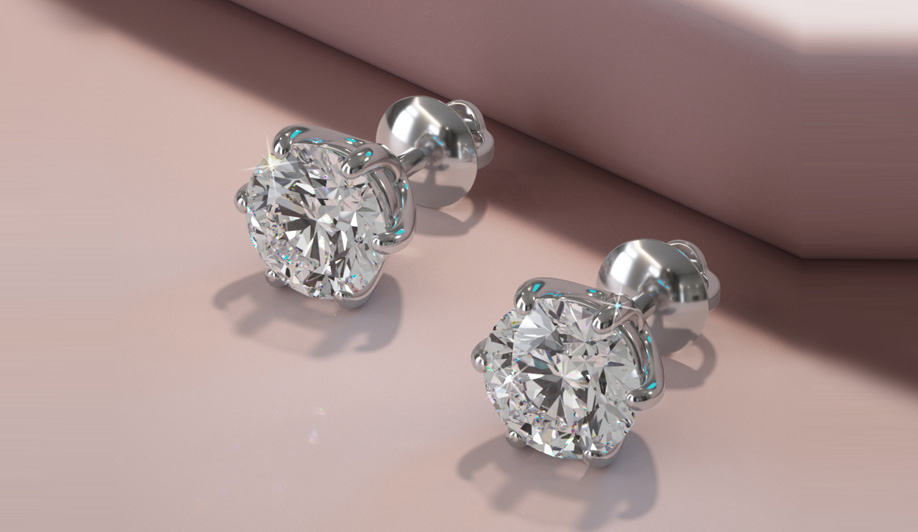 Diamond Stud Earrings